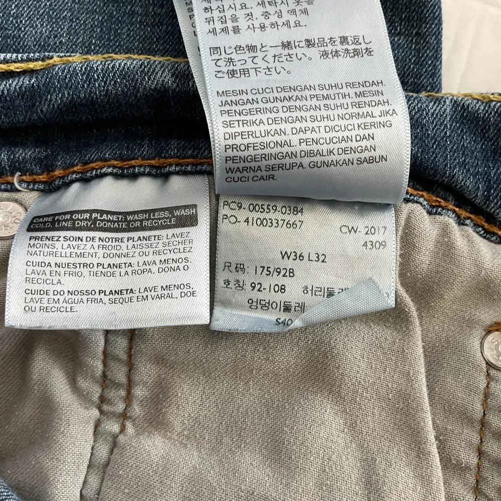 Levi’s 559 Men’s Denim Jeans Size 36x32